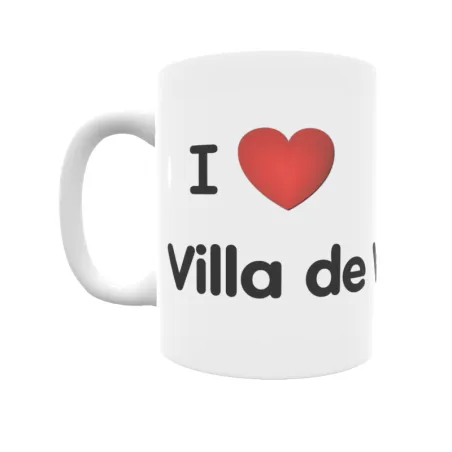 Taza - I ❤ Villa de Ves Regalo original y funcional. Taza personalizada de tu localidad.