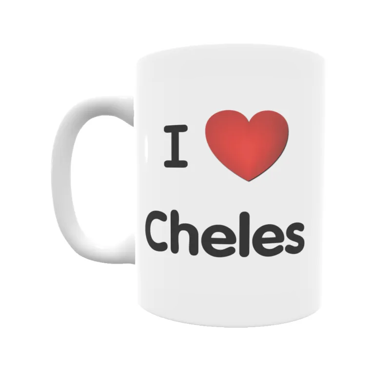 Taza - I ❤ Cheles