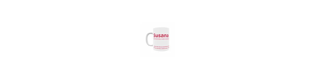 Tazas personalizadas de nombres femeninos que empiezan por la letra S