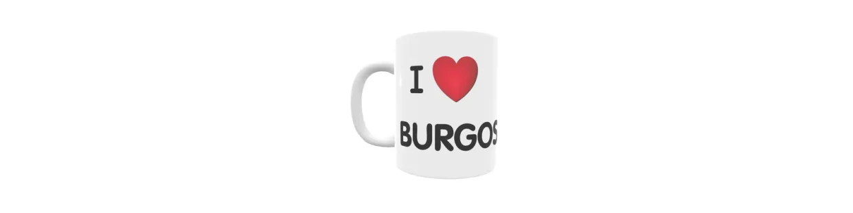 Tazas personalizadas de las localidades de Burgos | Envío 24/48h.