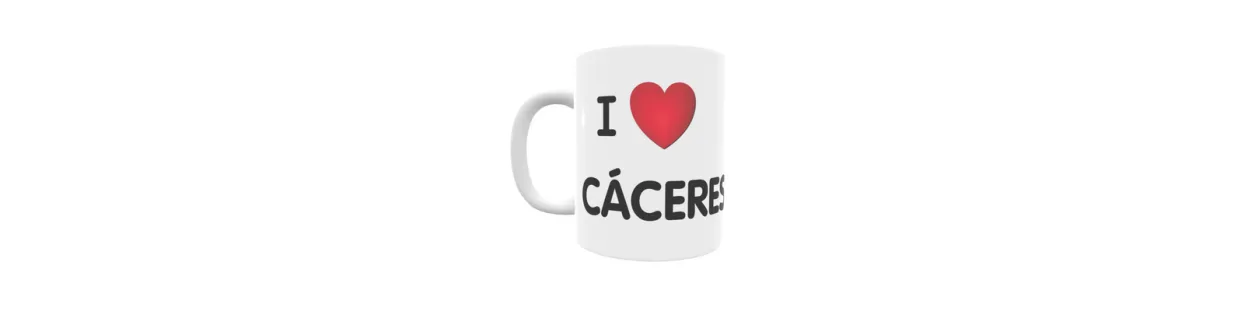 Tazas personalizadas de las localidades de Cáceres | Envío 24/48h.