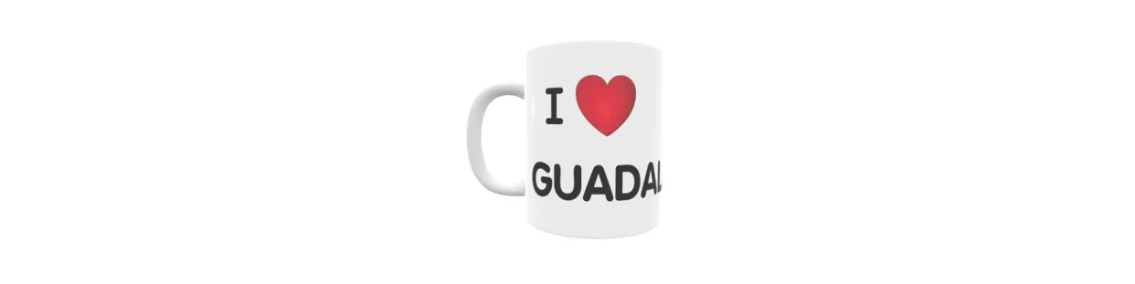 Tazas personalizadas de las localidades de Guadalajara | Envío 24/48h.