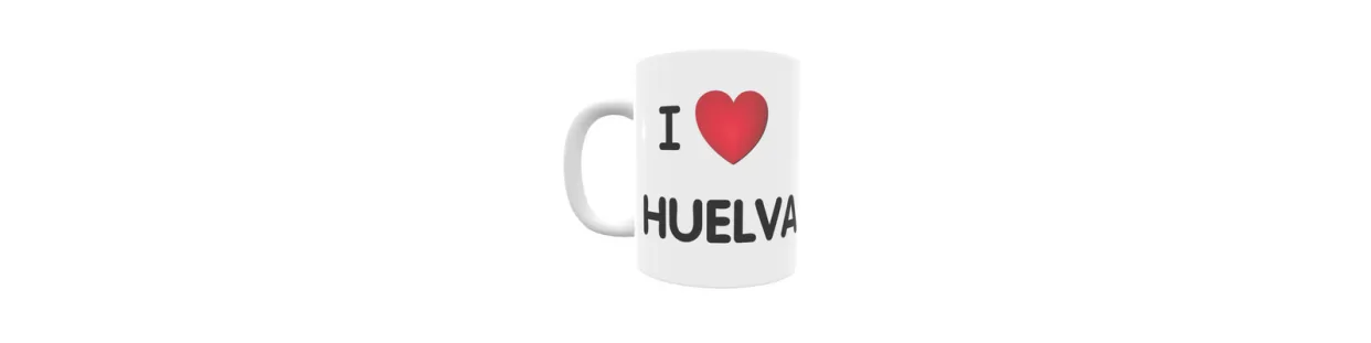 Tazas personalizadas de las localidades de Huelva | Envío 24/48h.