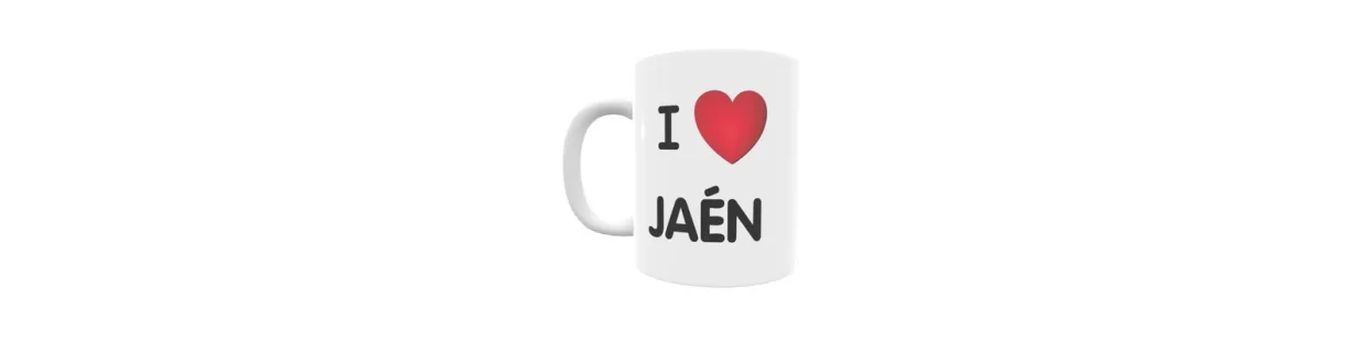 Tazas personalizadas de las localidades de Jaén | Envío 24/48h.