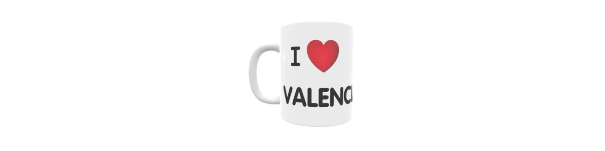 Tazas personalizadas de las localidades de Valencia | Envío 24/48h.