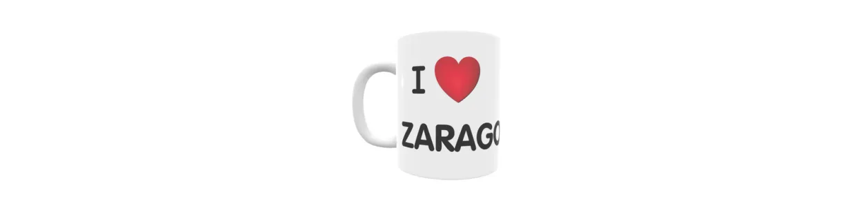 Tazas personalizadas de las localidades de Zaragoza | Envío 24/48h.