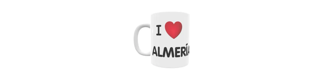 Tazas personalizadas de las localidades de Almería | Envío 24/48h.