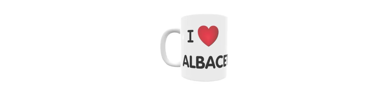 Tazas personalizadas de las localidades de Albacete | Envío 24/48h.