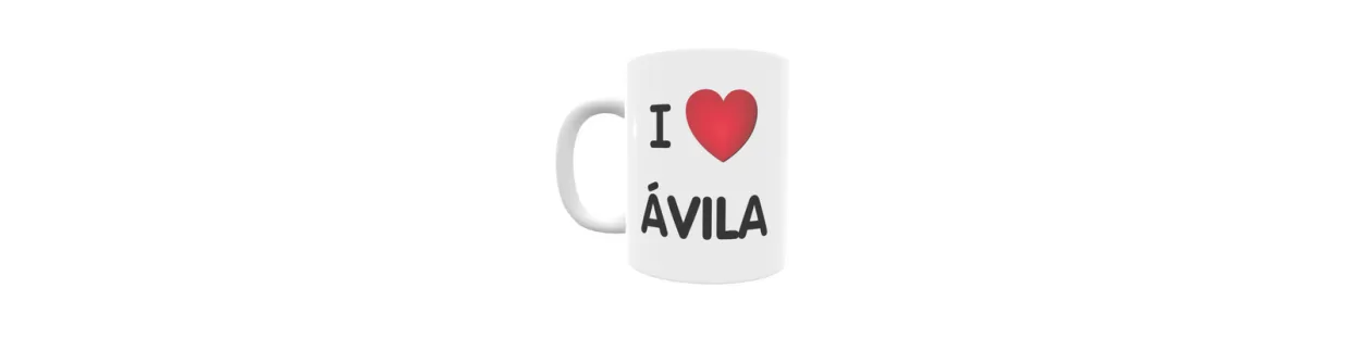 Tazas personalizadas de las localidades de Ávila | Envío 24/48h.