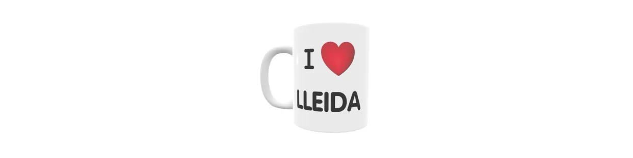 Tazas personalizadas de las localidades de Lérida | Envío 24/48h.