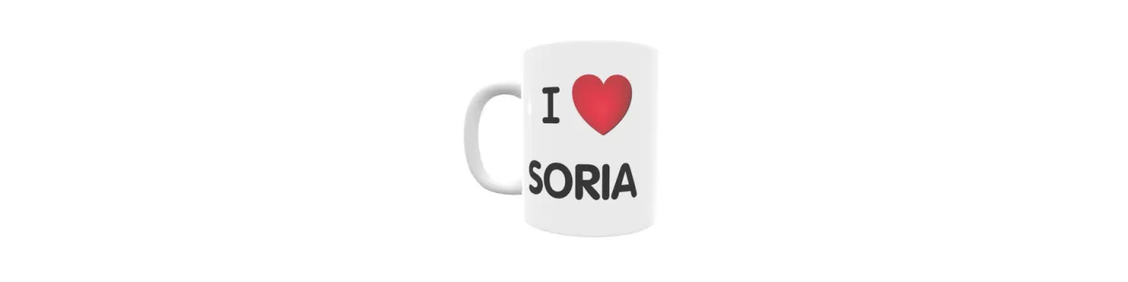 Tazas personalizadas de las localidades de Soria | Envío 24/48h.